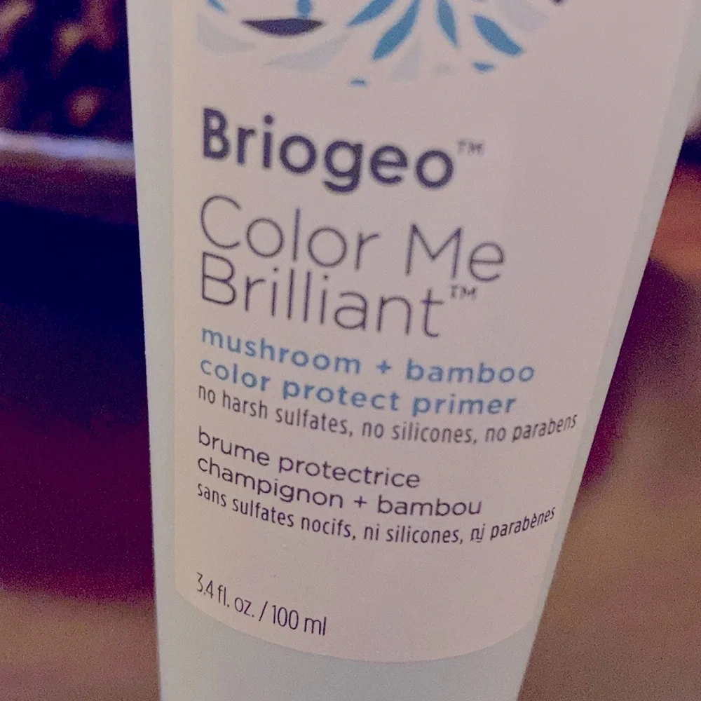 Briogeo Color Me Brilliant Mushroom + Bamboo Color Protect Primer new full size